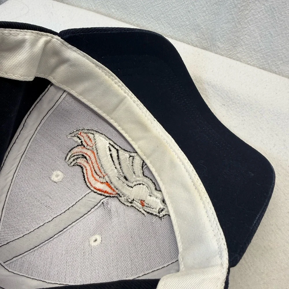 Colorado Football Season Denver Broncos Navy Baseball Cap w/Orange & White Logo